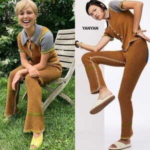 YANYAN KNIT SWEATER PANTS